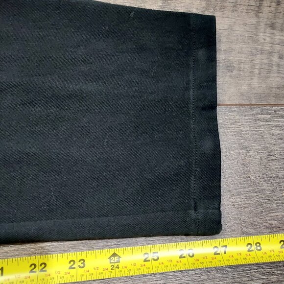 Pant Suite Drapers & Damons Black Button Shacket Size 1X Multi Colored Buttons - Picture 12 of 16